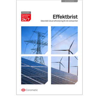 Coromatic whitepaper - Effektbrist - Säkerställ robust elförsörjning för din verksamhet