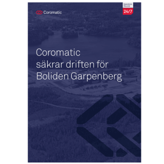 Coromatic säkrar driften för Boliden Garpenberg - case study