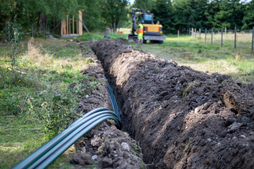 Grävning av kabel Nyköpings Kommun