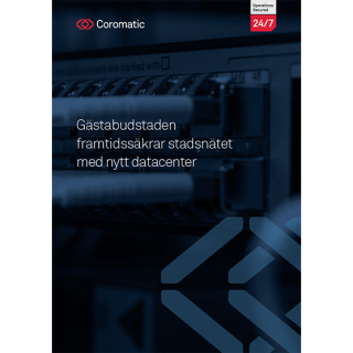 Gästabudstaden framtidssäkrar stadsnätet med nytt datacenter från Coromatic